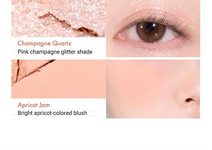 romand Bare Layer Palette - 2 Types - #02 Strawberry Mood