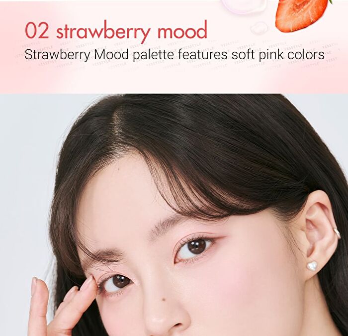 romand Bare Layer Palette - 2 Types - #02 Strawberry Mood