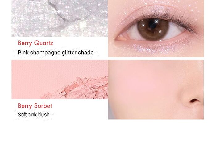romand Bare Layer Palette - 2 Types - #02 Strawberry Mood