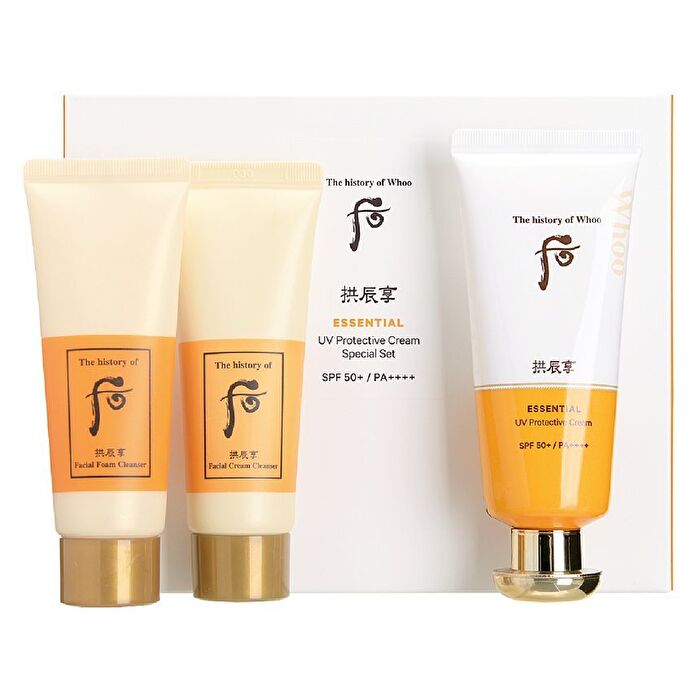 Gongjinhyang Essential UV Protective Cream Special Set - 3 pcs