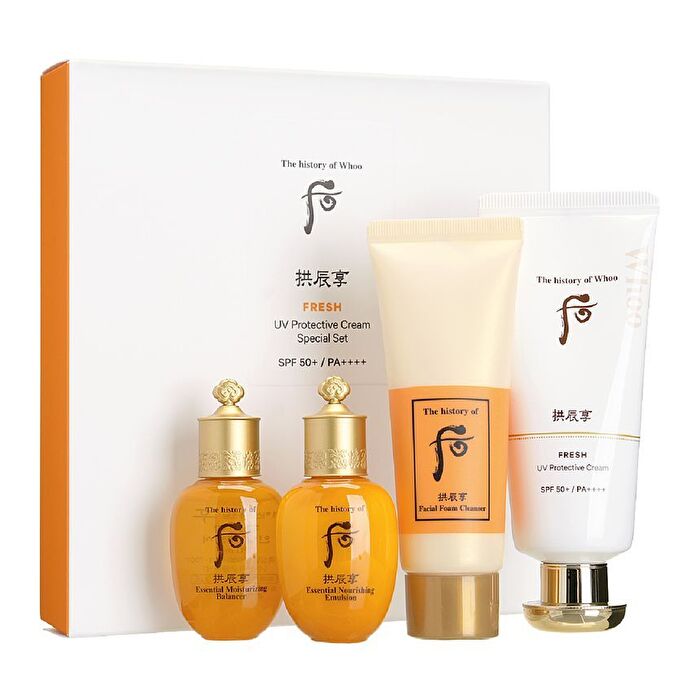 Gongjinhyang Fresh UV Protective Cream Special Set - 4 pcs