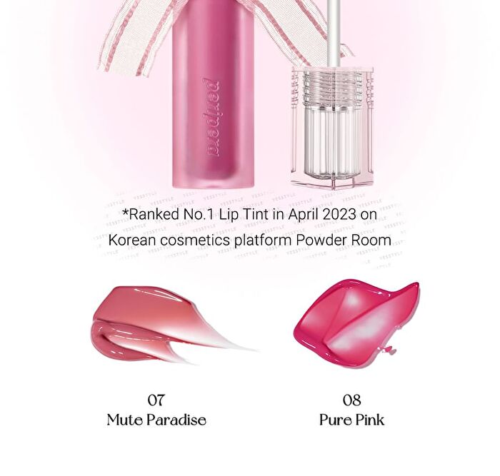 peripera Water Bare Tint Peritage Collection - 2 Colors - #08 Pure Pink
