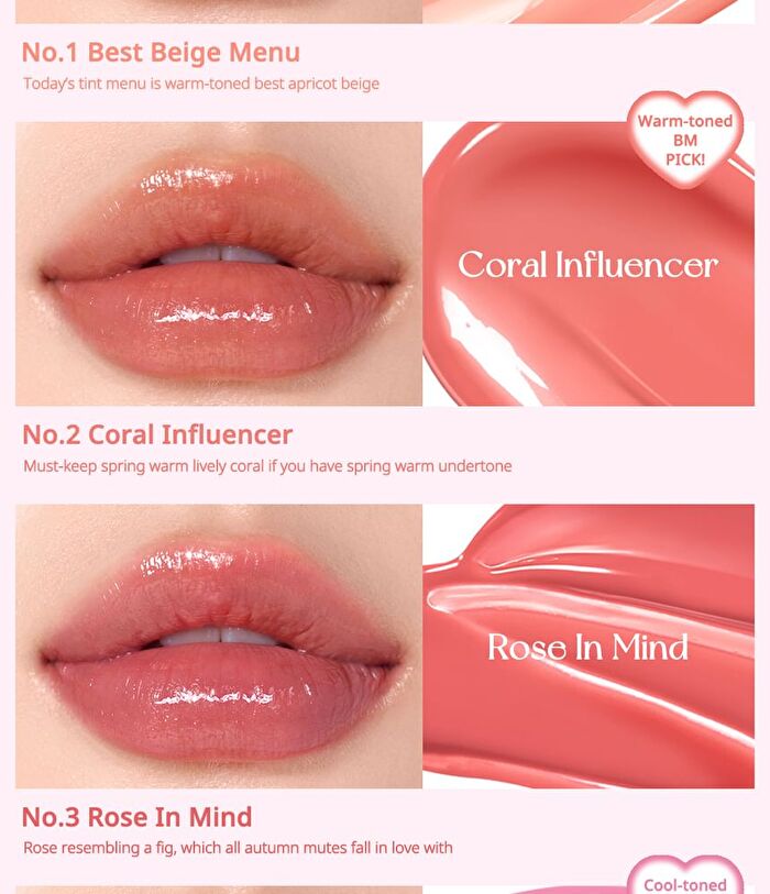 peripera Ink Mood Glowy Tint Peritage Collection - 3 Colors - #13 Berry Pretty