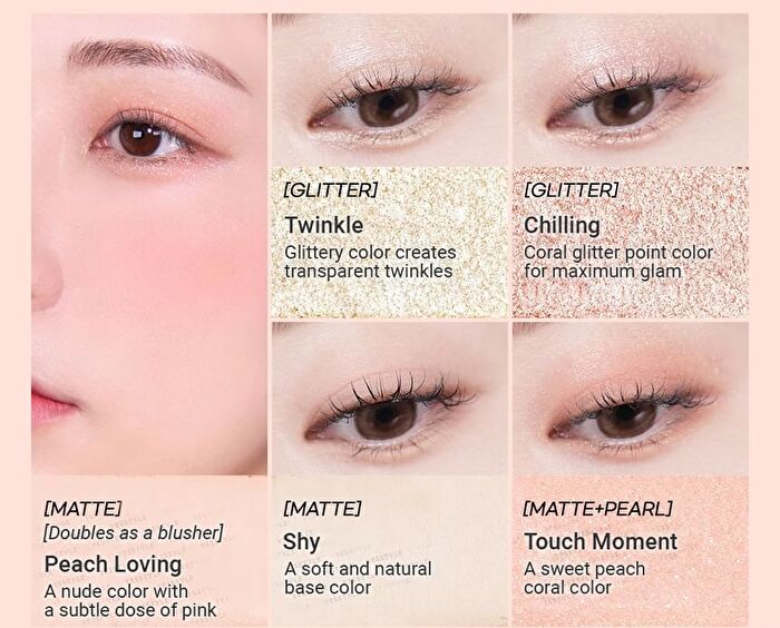 peripera All Take Mood Like Palette Peritage Collection - 2 Types - #01 Prestige Pink