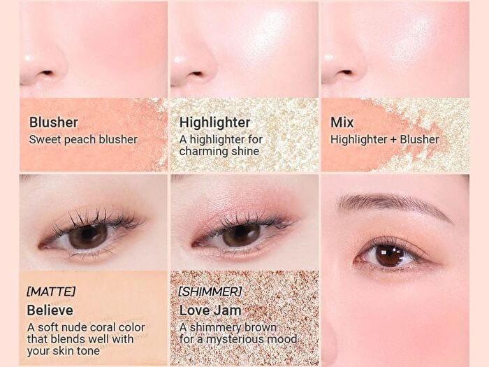 peripera All Take Mood Like Palette Peritage Collection - 2 Types - #01 Prestige Pink
