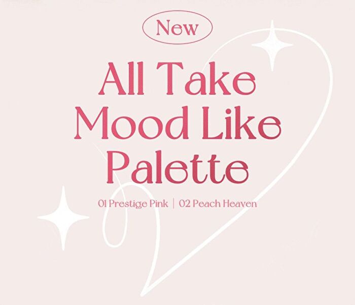 peripera All Take Mood Like Palette Peritage Collection - 2 Types - #01 Prestige Pink