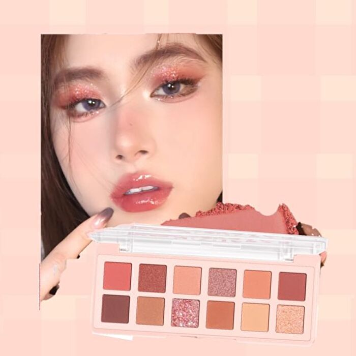  Pro Touch Eyeshadow Palette-Strawberry - #03 Strawberry donuts