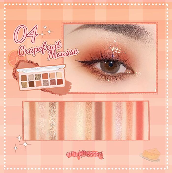 Pro Touch Eyeshadow Palette-Grapefruit - #04 Grapefruit mousse