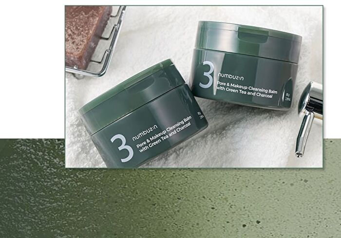 No.3 Pore & Makeup Cleansing Balm With Green Tea And Charcoal - 85g