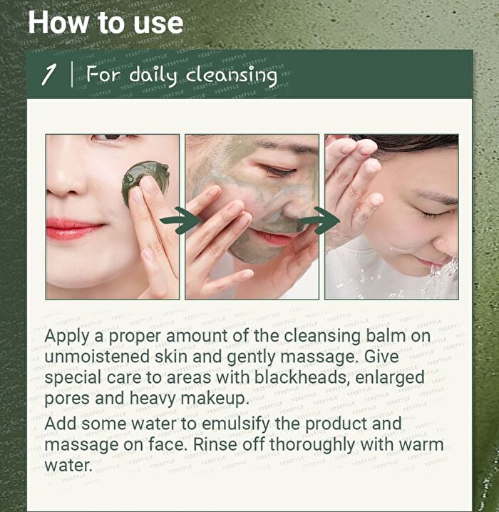 No.3 Pore & Makeup Cleansing Balm With Green Tea And Charcoal - 85g