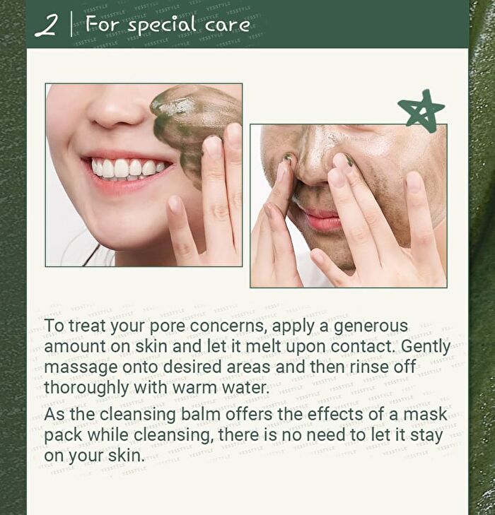 No.3 Pore & Makeup Cleansing Balm With Green Tea And Charcoal - 85g