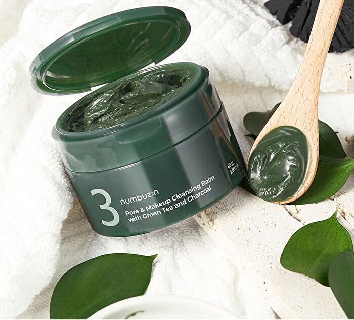 No.3 Pore & Makeup Cleansing Balm With Green Tea And Charcoal - 85g