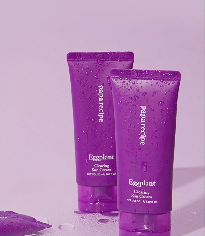 papa recipe Eggplant Clearing Sun Cream - 50ml