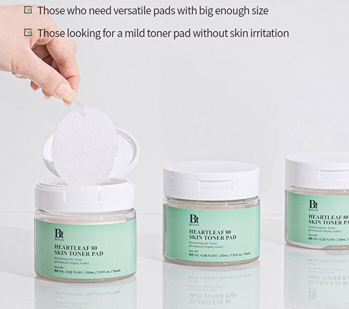 Heartleaf 80 Skin Toner Pad - 70 pads