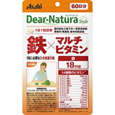 Asahi Dear-Natura Style Iron x Multivitamin 60 days - 60 capsules