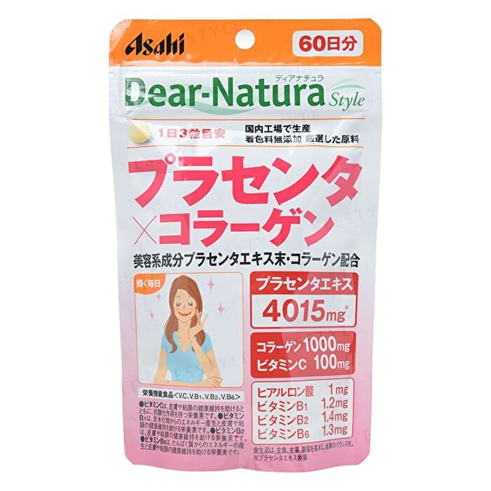 Dear-Natura Style Placenta x Collagen 60 days - 180 capsules