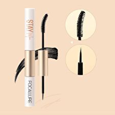 Focallure Volume Mascara & Eyeliner 2 in 1 - #1 Volume Mascara & Eyeliner