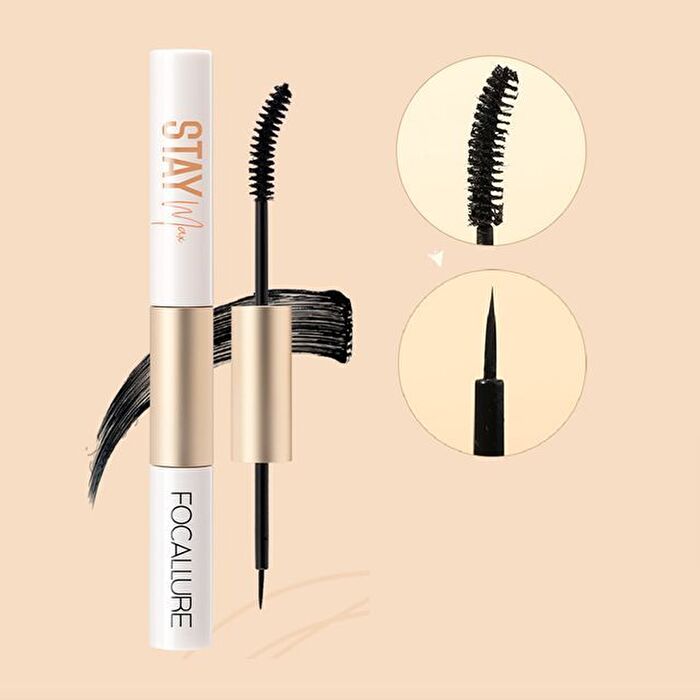 Focallure Volume Mascara & Eyeliner 2 in 1 - #1 Volume Mascara & Eyeliner