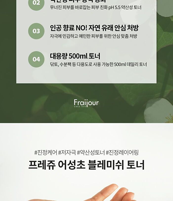 Heartleaf Blemish Toner - 500ml