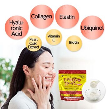 Fine Japan Hyaluron & Collagen + Ubiquinol Q10 Powder Refill - 210g