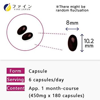 Fine Japan Resveratrol + Coenzyme Q10 + EPA & DHA Capsules - 180 Capsules