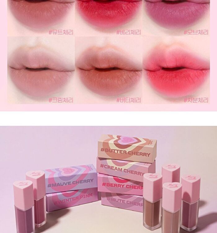 Cherry Heart Mega Tint - 6 Colors - #05 Cream Cherry
