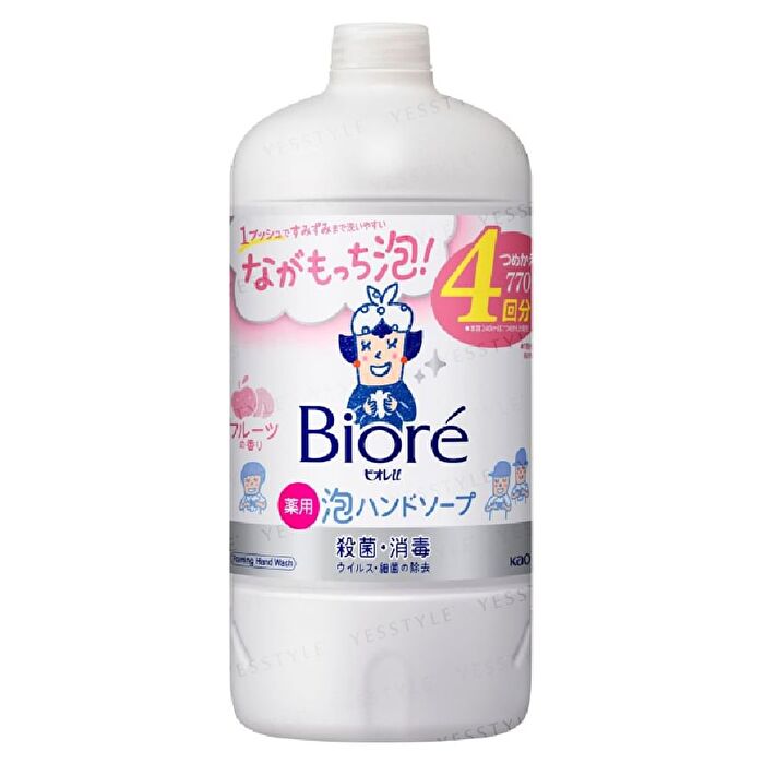 Biore U Foaming Hand Wash - Fruit - 430ml Refill