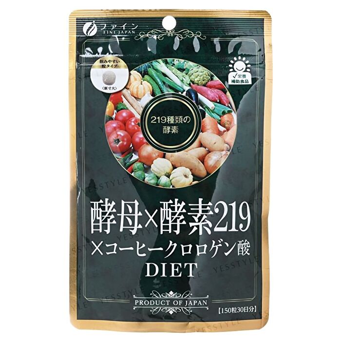 Fine Japan Yeast x Enzyme 219 Diet Tablets - 150 Tablets