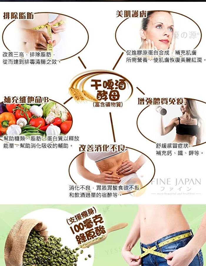 Fine Japan Yeast x Enzyme 219 Diet Tablets - 150 Tablets