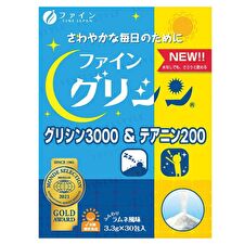 Fine Japan Glycine 3000 & Theanine 200 Powder - 3.3g x 30