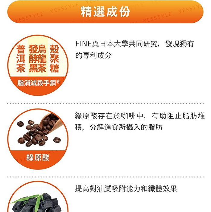 Fine Japan Bamboo Charcoal Calorie Burn Black Capsules - 90 Capsules