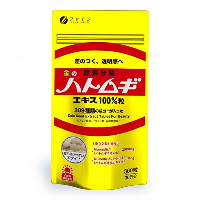 Fine Japan Coix Seed Extract Tablets - 300 Tablets