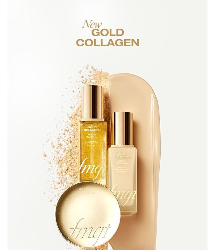 fmgt Gold Collagen Ampoule Mesh Cushion - 2 Colors - #201 Apricot Beige