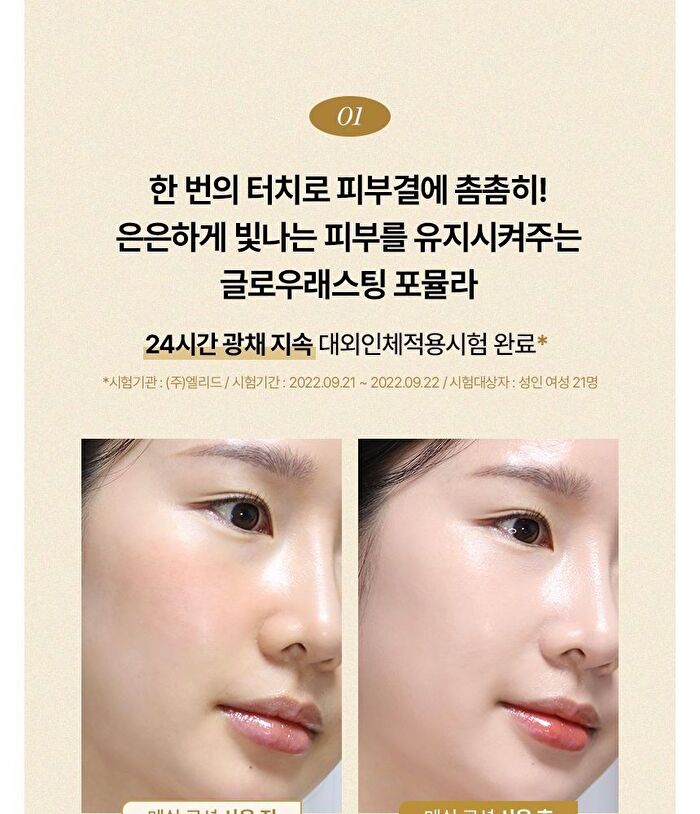 fmgt Gold Collagen Ampoule Mesh Cushion - 2 Colors - #201 Apricot Beige