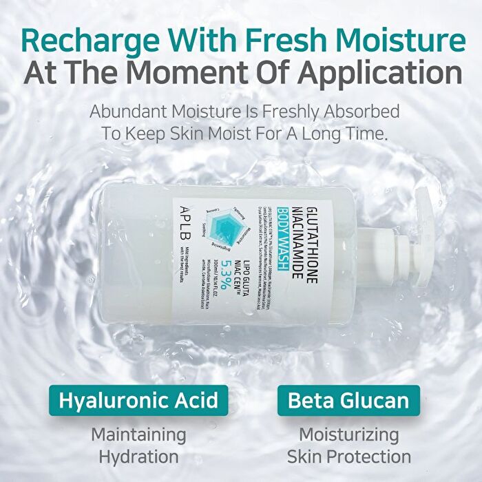 Aplb Glutathione Niacinamide Body Wash - 300ml