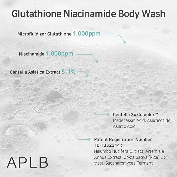 Aplb Glutathione Niacinamide Body Wash - 300ml