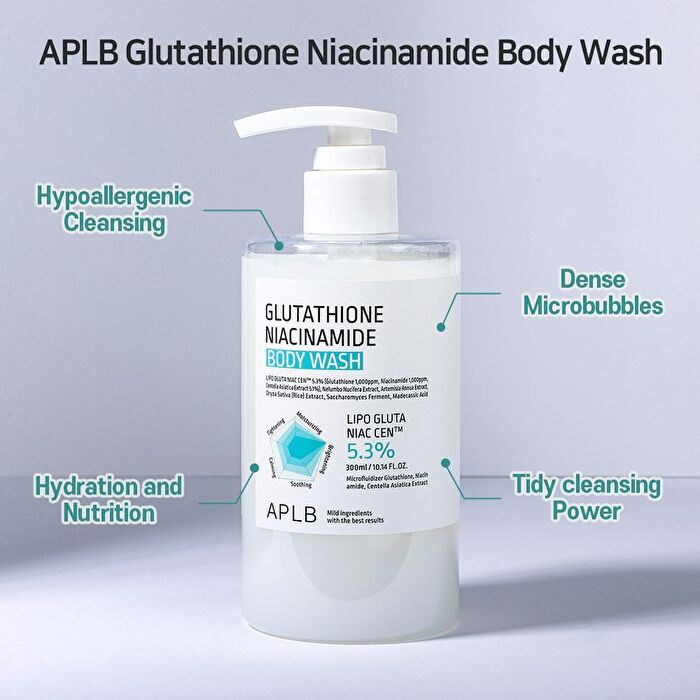 Aplb Glutathione Niacinamide Body Wash - 300ml