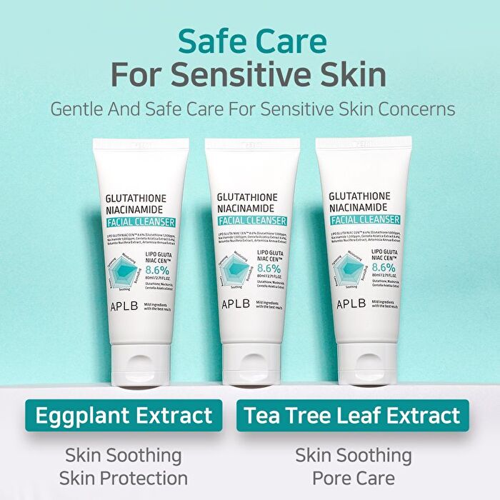 Aplb Glutathione Niacinamide Facial Cleanser - 80ml