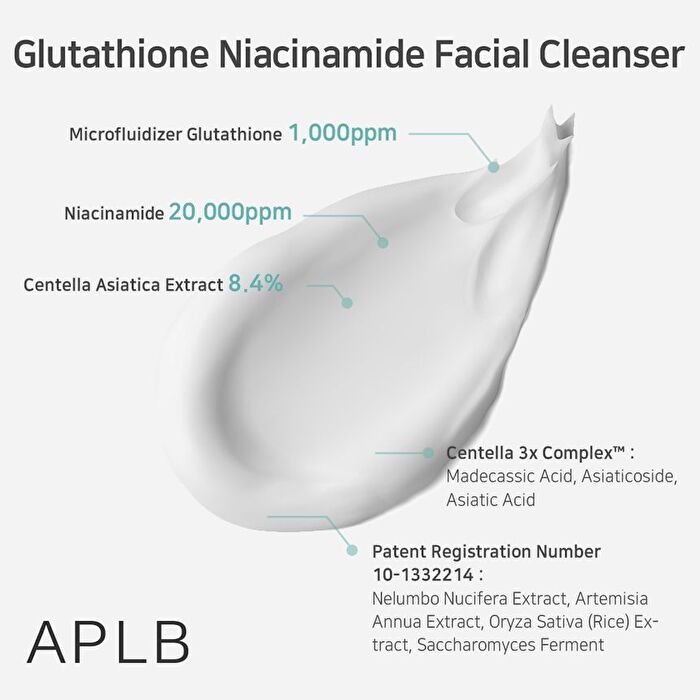 Aplb Glutathione Niacinamide Facial Cleanser - 80ml