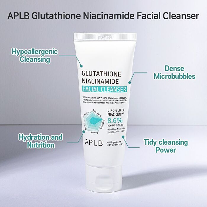 Aplb Glutathione Niacinamide Facial Cleanser - 80ml