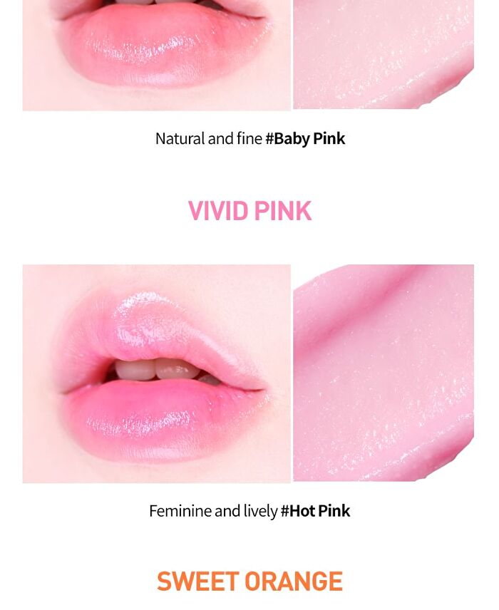 Mqny Loving You Tint Glow Lip Balm - 7 Colors - Clear Red