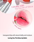 Mqny Loving You Tint Glow Lip Balm - 7 Colors - Clear Red