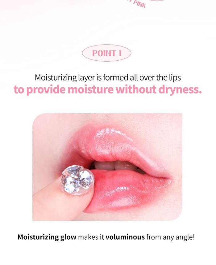 Mqny Loving You Tint Glow Lip Balm - 7 Colors - Clear Red