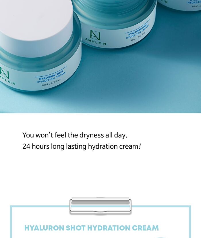 Hyaluron Shot Hydration Cream - 60ml