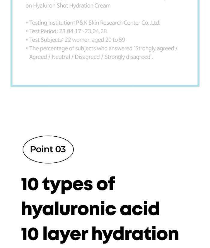 Hyaluron Shot Hydration Cream - 60ml