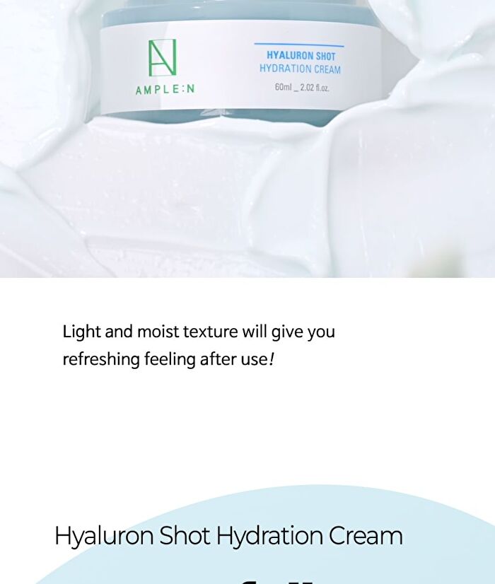 Hyaluron Shot Hydration Cream - 60ml
