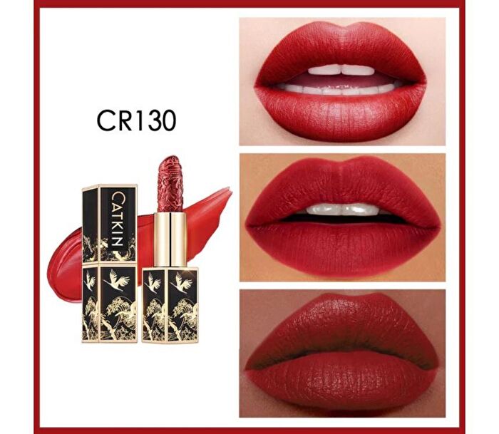 Catkin Rouge Lipstick  - CR130 - #CR130 Red Plum - 3.2g