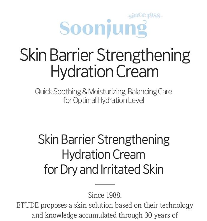 Soon Jung 2x Barrier Intensive Cream - 60ml - 2023 Renewal