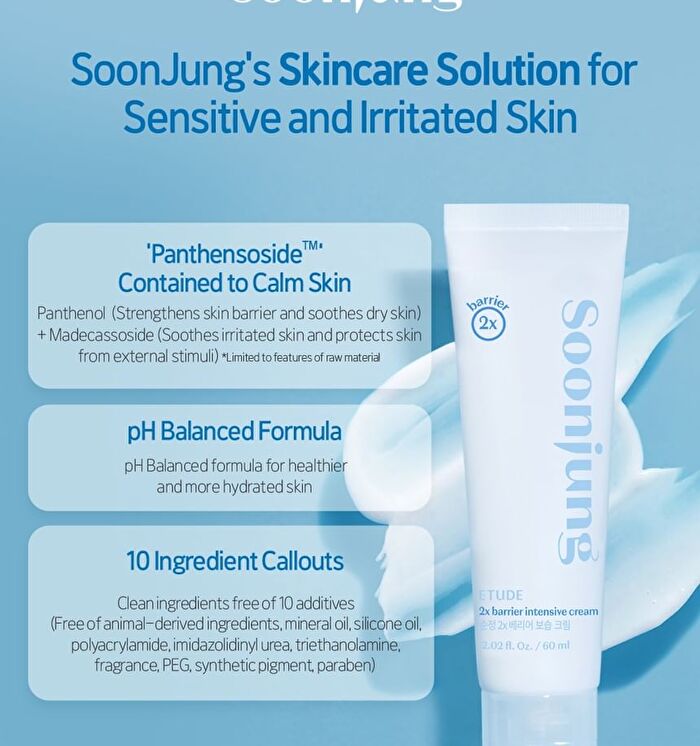 Soon Jung 2x Barrier Intensive Cream - 60ml - 2023 Renewal