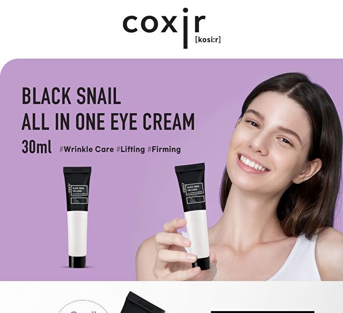 coxir Black Snail Collagen All In One Eye Cream - 30ml